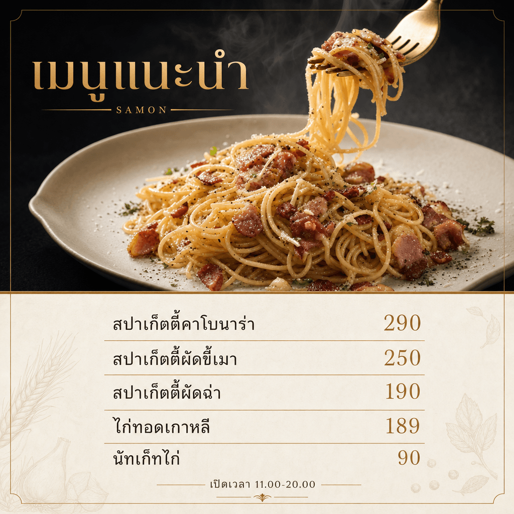 Price Menu Poster preview
