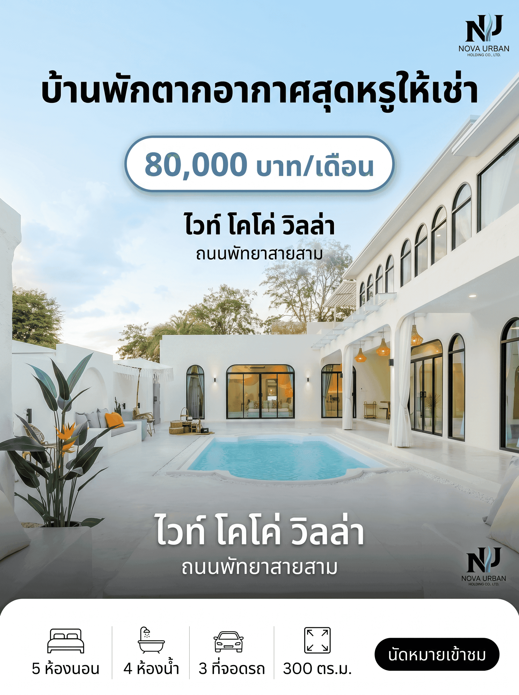 House for Rent Listing Poster preview